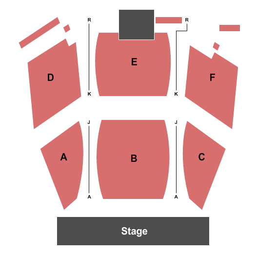 Live & Up Close Theater at Sycuan Casino seating chart