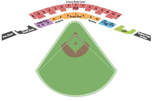 LoanMart Field seating chart