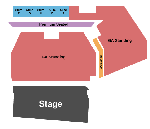 Longhorn Ballroom seating chart