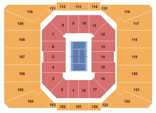 Louis Armstrong Stadium seating chart