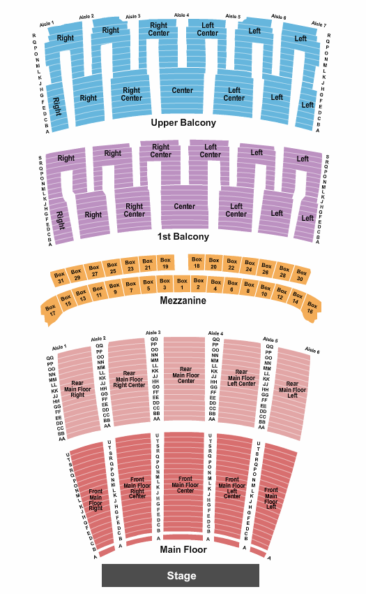 Lyric Opera House - IL seating chart