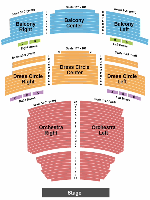 Lyric Theatre - New York seating chart