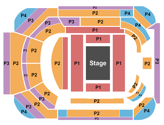 Magic Mike Theater At Sahara Hotel & Casino seating chart