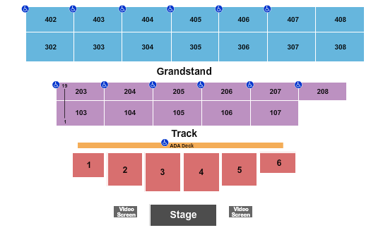 Main Stage At Wisconsin State Fair Park seating chart