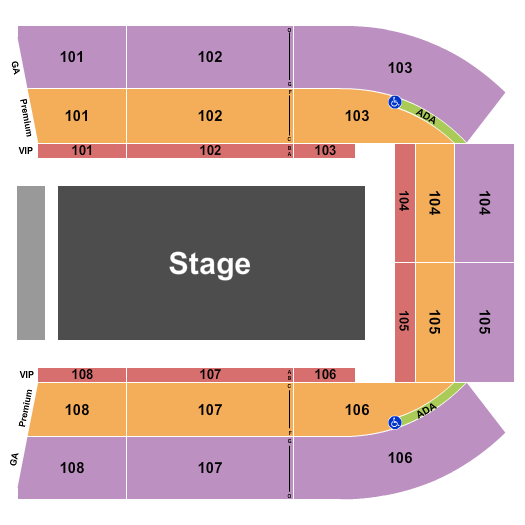 Mall of America seating chart