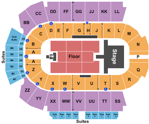Marchant Crane Centrium seating chart