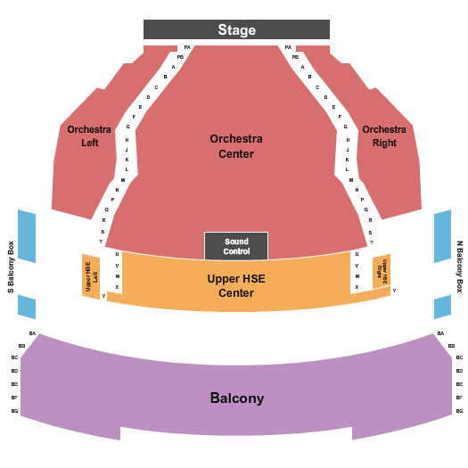 Marion Cultural and Civic Center seating chart