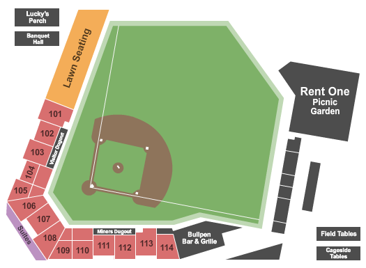 Marion Stadium seating chart