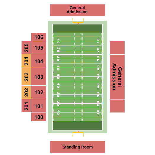 Marv Kay Stadium seating chart