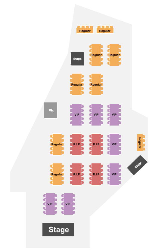 Masquerade Village at Rio Las Vegas seating chart