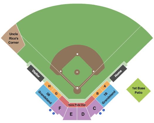 McBride Stadium seating chart