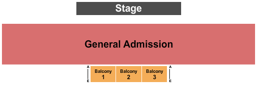 McDonald Theatre seating chart
