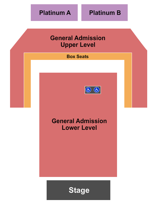 MegaCorp Pavilion seating chart