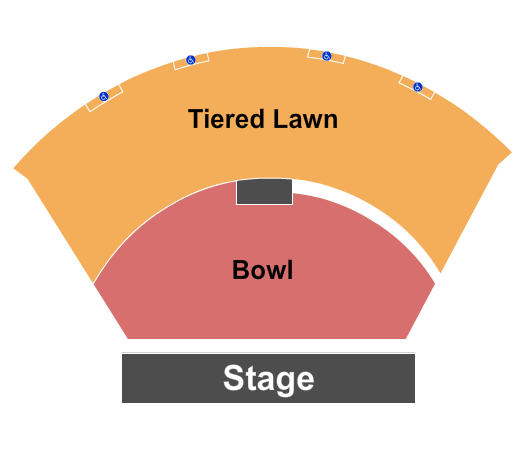 Mesa Amphitheatre seating chart