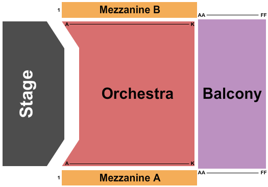 Mickey's Black Box seating chart