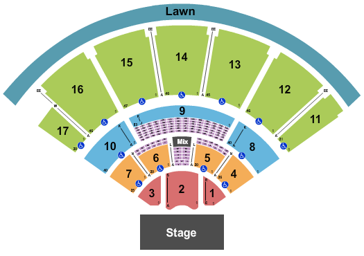 MidFlorida Credit Union Amphitheatre At The Florida State Fairgrounds seating chart