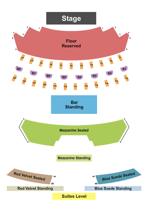 Mississippi Moon Bar at Diamond Jo Casino - Dubuque seating chart