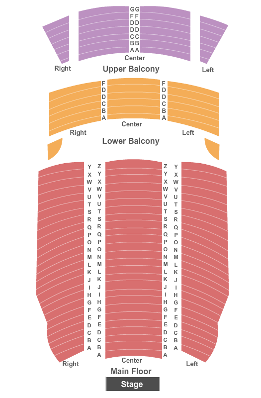 Missouri Theater - Columbia seating chart