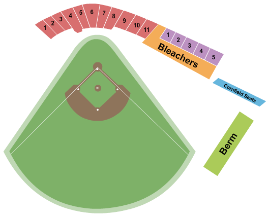 Modern Woodmen Park seating chart