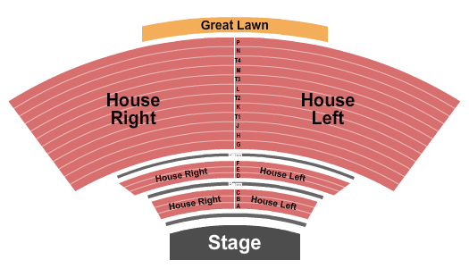 Moonlight Amphitheatre seating chart
