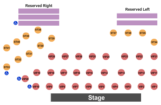 Motown Extreme Theater seating chart