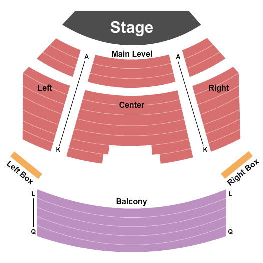 Mountain America Main Stage At CenterPoint Legacy Theatre seating chart