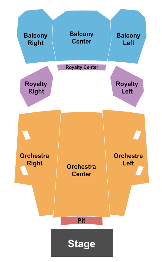 Murat Theatre at Old National Centre seating chart