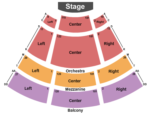 National Hispanic Cultural Center Albuquerque Journal Theatre seating chart
