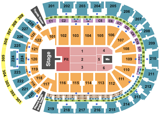 Nationwide Arena seating chart