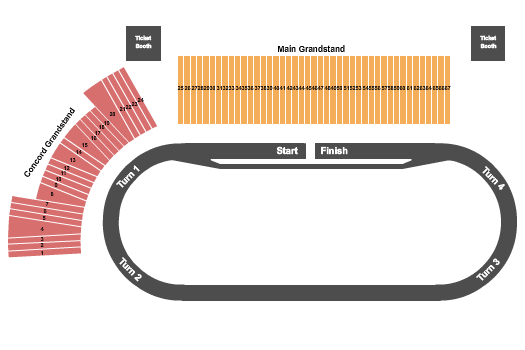 New Hampshire Motor Speedway seating chart