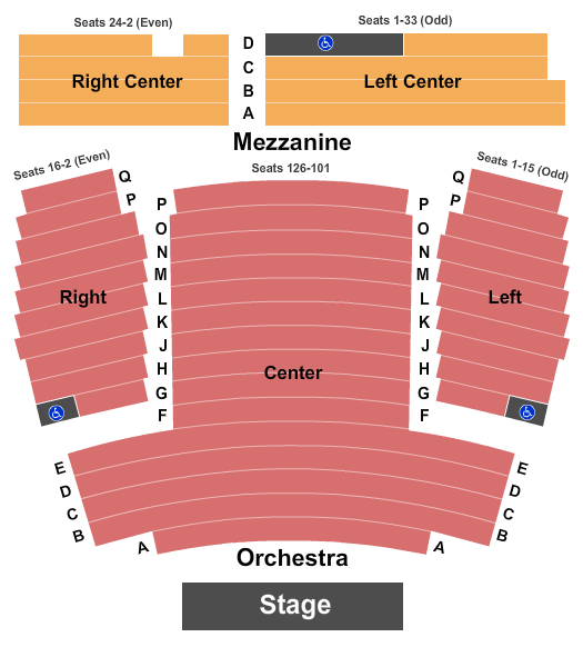 New World Stages: Stage 1 seating chart
