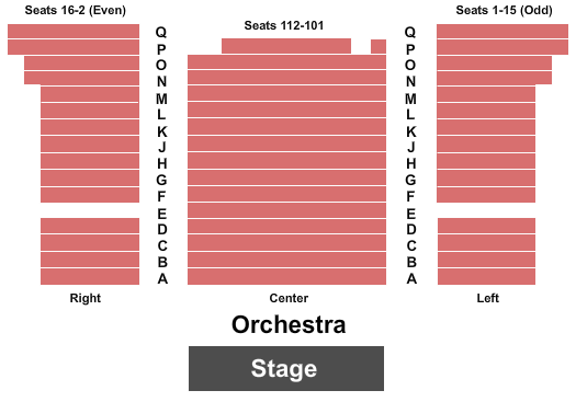 New World Stages: Stage 2 seating chart