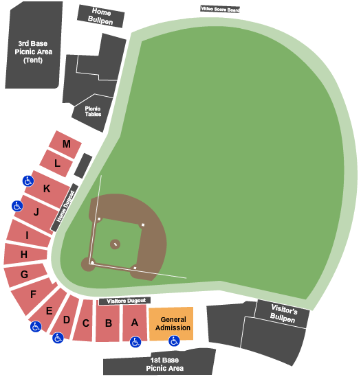Newman Outdoor Field NDSU seating chart