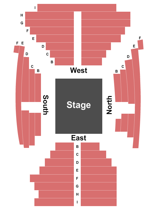 Nocturne Theatre seating chart