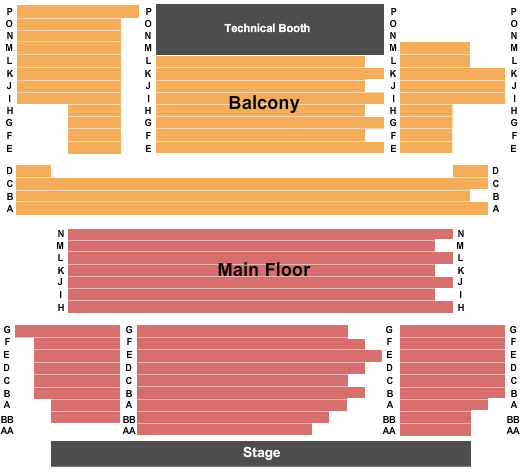 NorShor Theatre seating chart