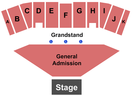 North Dakota State Fairgrounds seating chart