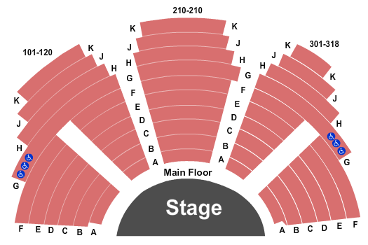 North Theatre At North Shore Center For The Performing Arts seating chart