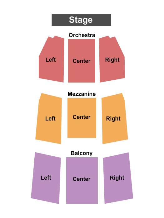Norton Auditorium seating chart