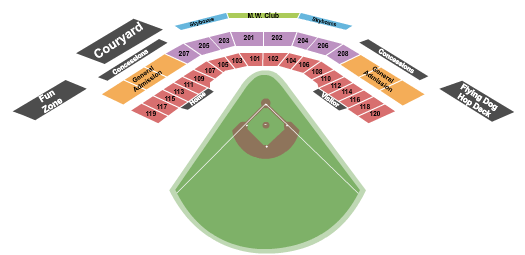 Nymeo Field at Harry Grove Stadium seating chart