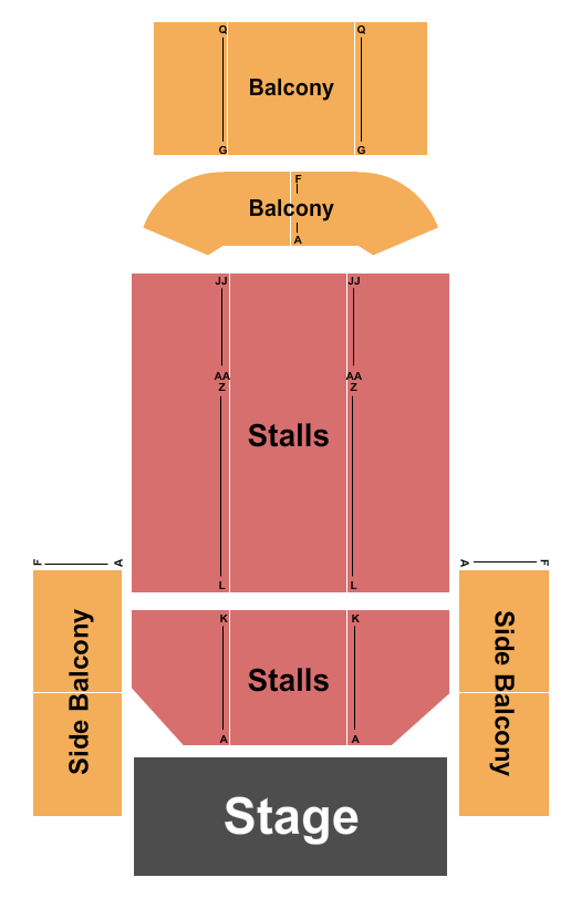 O2 City Hall Newcastle seating chart