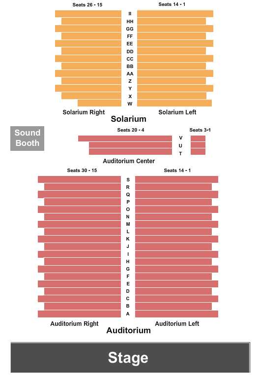 Ocean City Music Pier seating chart