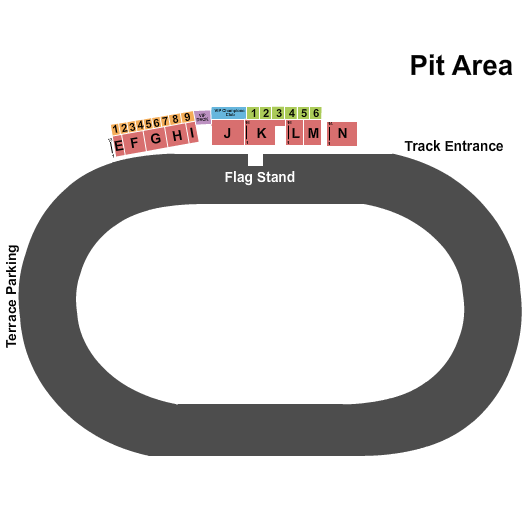 Ogilvie Raceway seating chart
