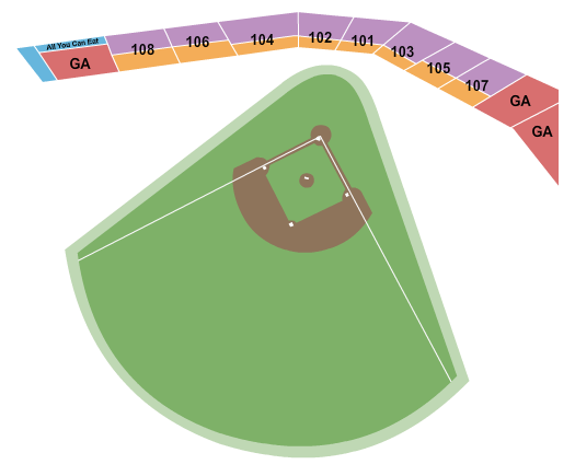 Ogren Park At Allegiance Field seating chart