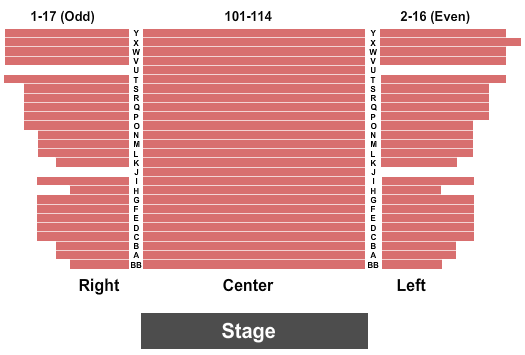 Ogunquit Playhouse seating chart