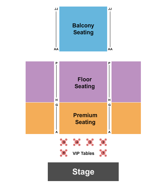 Old Town Theatre seating chart