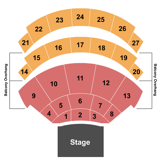 OLG Stage At Niagara Fallsview Casino Resort seating chart