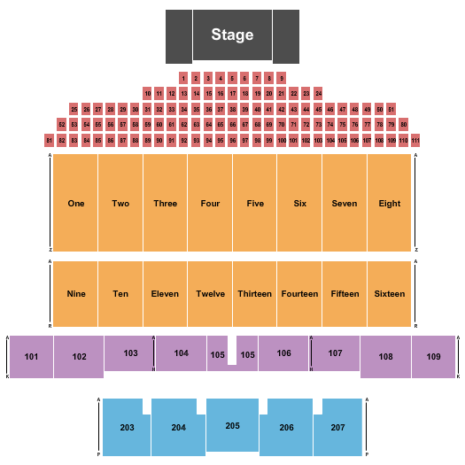 ONE Spokane Stadium seating chart