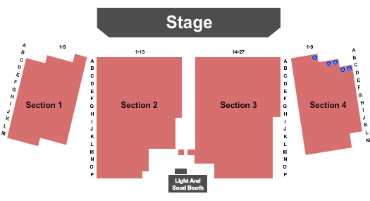 Orange Blossom Opry seating chart