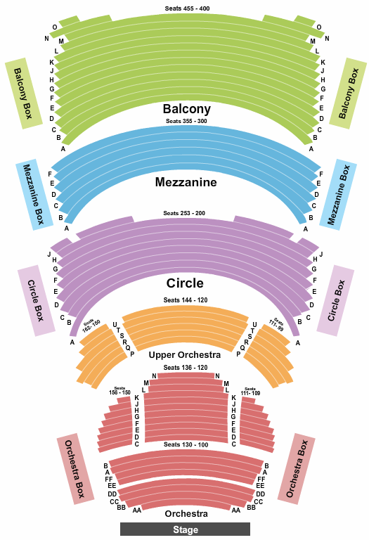 Overture Hall At Overture Center for the Arts seating chart
