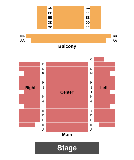 Palace Theatre - Crossville seating chart